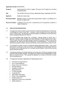 Application Number 20/00129/FUL Proposal Redevelopment of Land To