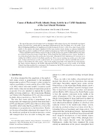 Causes of Reduced North Atlantic Storm Activity in a CCSM3