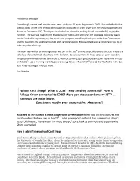 Who Is Cecil Sharp? What Is CDSS? How Are They Connected? How Is Village Green Connected to CDSS? Were You at Class on January 28 Th ? …