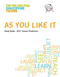 2011 As You Like It