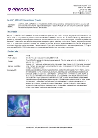 32-3257: ASPSCR1 Recombinant Protein Description Product Info