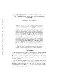 Arxiv:1602.03479V1 [Math.GR] 10 Feb 2016 Theorem 1.1