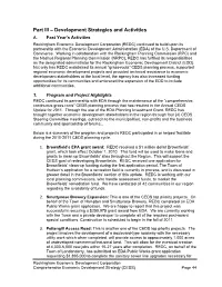 Part III – Development Strategies and Activities A