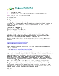 RFC: Ozone and Nitrogen Oxides Webpages