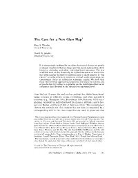 The Case for a New Class Map1