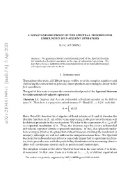 A Nonstandard Proof of the Spectral Theorem for Unbounded Self-Adjoint