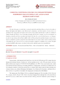 Combating Conventional Realism and Commodity Fetishism In