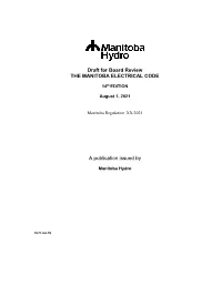 Manitoba Electrical Code, 14Th Edition