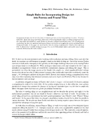 Simple Rules for Incorporating Design Art Into Penrose and Fractal Tiles