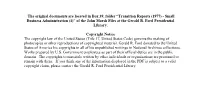 Small Business Administration (1)” of the John Marsh Files at the Gerald R