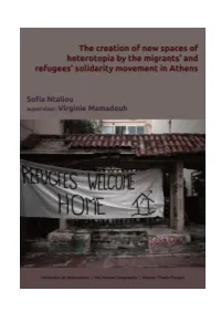 The Creation of New Spaces of Heterotopia by the Migrants' And