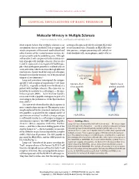030710 Molecular Mimicry in Multiple Sclerosis