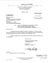DOCKET FILE COPY ORGIRAL $=E EC El