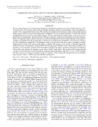 Formation and Evolution of a Multi-Threaded Solar Prominence