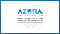 Taking a Dermatological Approach to Treating Ocular Surface Diseases