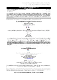 Abridged Disclosure of Information in Relation to the Mandatory Tender Offer Is an Unofficial Translation of the Indonesian Language Version