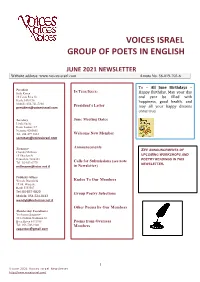 JUNE 2021 NEWSLETTER Website Address: Amuta No