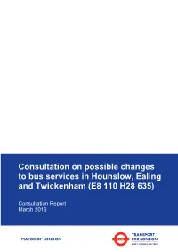 Routes E8 110 H28 And