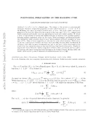Arxiv:1902.02406V2 [Math.FA] 8 Sep 2020 Where Def 1 X Fb(A) = F(Δ)Wa(Δ) ∈ X