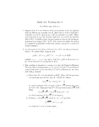 Math 545: Problem Set 6