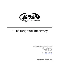 2016 Regional Directory