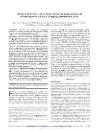 Antipyretic Efficacy of an Initial 30-Mg/Kg Loading Dose of Acetaminophen Versus a 15-Mg/Kg Maintenance Dose