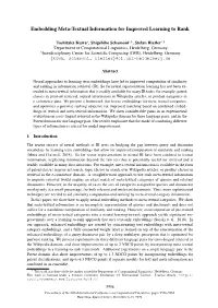 Embedding Meta-Textual Information for Improved Learning to Rank