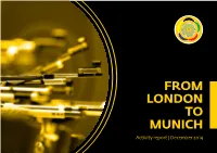 ESC Activity Report for the ISSF General Assembly-2014