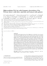 High-Resolution VLA Low Radio Frequency Observations of the Perseus Cluster: Radio Lobes, Mini-Halo and Bent-Jet Radio Galaxies