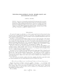 PRINCIPAL HOMOGENEOUS SPACES. SELMER GROUP and SHAFAREVICH-TATE GROUP. Introduction the Goal of the Paper Is to Introduce the Se
