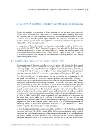 A Condition for Inclusive Growth and Good Governance 21 │