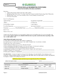 Permit Application