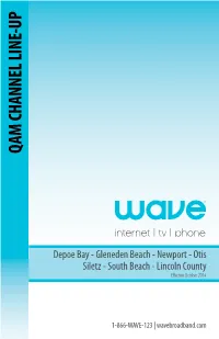 Qam Channel Line-Up