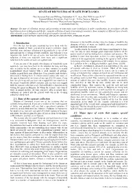 STATE of RECYCLING of WASTE in BULGARIA 1. Introduction 2.1