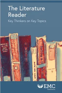 Ure the Literature Reader Reader the Literature Reader – Key Thinkers on Key Topics Key Thinkers on Key Topics Key Thinkers on Key Topics