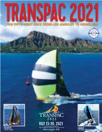 2021 Transpacific Yacht Race Event Program