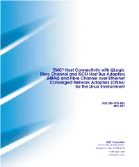 EMC® Host Connectivity with Qlogic Fibre Channel and Iscsi Host Bus