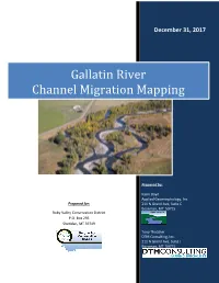 Gallatin River Channel Migration Mapping