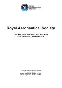 Raes Annual Report & Accounts 2020