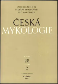 Vědecká Společnost Pro Mykologií