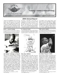 2008 Annual Report “Get on Board the Rex Caravan!” Has Increase, As the Rex Community of Expanded