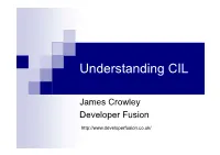 Understanding CIL