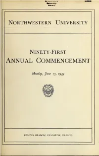 Annual Commencement / Northwestern University