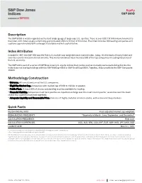 Description Index Attributes Methodology Construction Quick