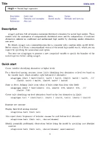 Nlogit — Nested Logit Regression