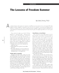 The Lessons of Freedom Summer
