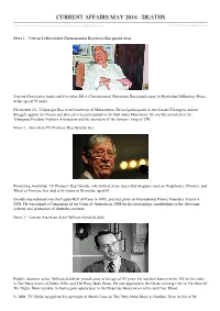 Deaths.Htm Copyright © Tutorialspoint.Com