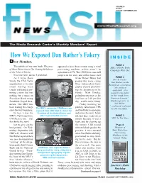 How We Exposed Dan Rather's Fakery