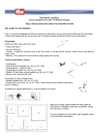 Patchwork Cushions Easy Step by Step Instructions for Beautiful Results