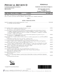 Table of Contents (Print)